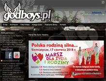 Tablet Screenshot of godboys.pl